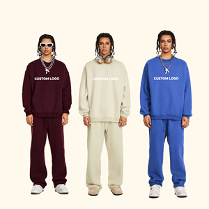 Wholesale High Street Oversized Crewneck Sweatshirt Casual Regular Fit <b>Men</b> Fashion <b>Pullover</b> 100% Cotton Spring - Product Image 1