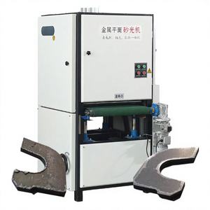 Machine de polissage automatique de surface en acier au carbone HY 600, moteur 7,5 kW, ébavurage de plaques métalliques, garantie 1 an - Product Image 1