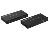 Extensor HDMI de 18Gbps a través de Ethernet hasta 70m compatible con ARC EDID para sistema de cine en casa