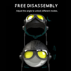 Helm <span class=keywords><strong>Pilot</strong></span> Klip Ventilasi Pemurni Udara Mobil Dekorasi Difuser Aromaterapi Angkatan Udara II untuk Ventilasi Mobil dengan 2 Bola Aroma - Product Image 5