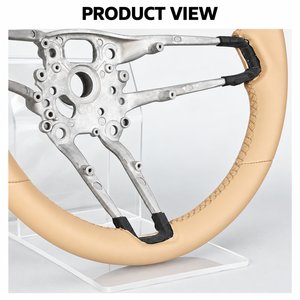 Steering <b>Wheel</b> Microfiber Leather for Porsche 911 Panamera Macan Taycan Custom Replacement Wholesale for Automotive Workshops - Product Image 3