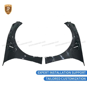 Guardabarros Delanteros de Fibra de Carbono Estilo <span class=keywords><strong>CSS</strong></span> para Chevrolet Corvette C8, Piezas de Repuesto - Product Image 6