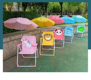 Sillas de Playa Estilo Campestre para Niños, con Apertura Manual, Estructura de Hierro y Material Pongee, Ideales para Regalos - Product Image 2
