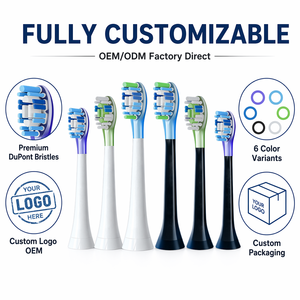 Têtes de brosse de rechange compatibles pour brosse à dents électrique <span class=keywords><strong>Phili</strong></span> HX67 HX99 C G Series, poils doux, nettoyage en profondeur, soins bucco-dentaires - Product Image 6