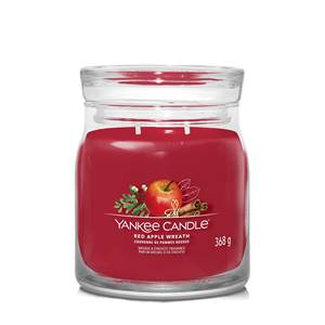 BOUGIE YANKEE-GIARE MEDIA 2 COURONNE DE POMME ROUGE STOPPINI XMAS - Product Image 1