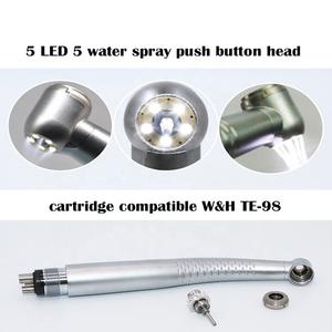 Turbina <span class=keywords><strong>Dental</strong></span> de Alta Velocidad con Generador <span class=keywords><strong>LED</strong></span> / Turbina <span class=keywords><strong>Dental</strong></span> con 5 <span class=keywords><strong>LED</strong></span> y 5 Sprays - Product Image 5