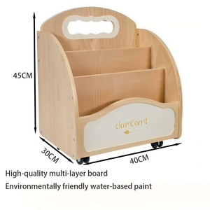 Bibliothèque multifonctionnelle en bois ultra-mince en bois massif multicouche Étagère de <span class=keywords><strong>magasin</strong></span> à espace étroit Armoire pour enfants Bibliothèque de maternelle - Product Image 2