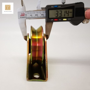 Großhandel V-Nut Stahl Hochleistungs-Nachlauf Schiebe tor Druck lager Riemens ch eiben rollen - Product Image 6