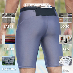 XW-YS23401 Bán Buôn Nén Yoga Thể Thao Phòng Tập Thể Dục Quần <span class=keywords><strong>Short</strong></span> Nam 2-Mảnh Tập Thể Dục Dây Kéo Trở Lại Túi Với Dây Kéo Thể Thao Người Đàn Ông Quần <span class=keywords><strong>Short</strong></span> - Product Image 3