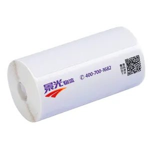 4x6 80x80 100x150 máy in Hàng Giấy Màu Xanh ủng hộ nhãn di động dính màu nhiệt Sticker CuộN