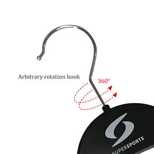 Cintres multifonctionnels en plastique moulé par injection pour maillots <span class=keywords><strong>de</strong></span> <span class=keywords><strong>bain</strong></span>, bikinis et lingerie pour femmes, couleur rose, avec crochet flexible chromé argenté - Product Image 4