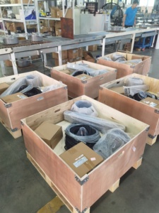 มอเตอร์เซอร์โวแม่เหล็กถาวรแบบไดเร็คไดรฟ์ไร้เกียร์ขนาด 14 ฟุต พร้อมตัวควบคุมความเร็วแบบปรับความถี่ได้สำหรับพัดลมระบายอากาศปริมาณลมสูง - Product Image 5