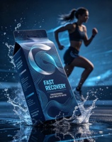 Poudre de boisson électrolytique au potassium saveur raisin, sans sucre, sans calorie, hydratation rapide, soutien pour l'exercice et l'énergie