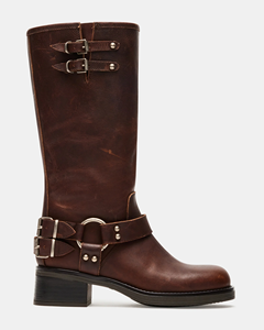 PU Leder Damen stiefel Kniehohe Stiefel mit Block absätzen Elegante bequeme lange Stiefel für Damen - Product Image 6