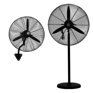 Heavy Dust Copper Motor 20 26 30 inch Crown Industrial Stan Fan Wall Fan with 3 Speeds