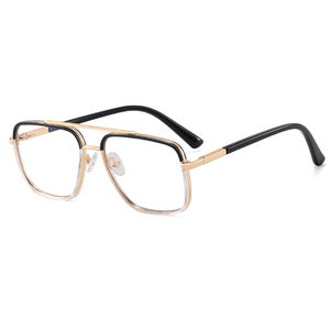 Gafas de diseño de marca 97712 para hombre, monturas de lujo, montura de gafas ópticas graduadas redondas <span class=keywords><strong>Retro</strong></span>, gafas de alta calidad - Product Image 3