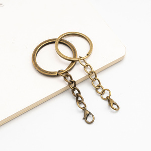 Đồng Cổ Mạ Vòng Chìa Khóa Vòng Tròn Chia Vòng Móc Chìa Khóa Móc Khóa Thời Trang Retro Móc Khóa Tùy Chỉnh Keycahins Tổ Chức Chìa Khóa - Product Image 4