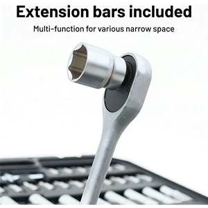 Lot de 216 outils mécaniques en gros, kit d'outils à main, jeu de clés mixtes 1/2" 1/4" 3/8", jeu de douilles, kit d'outils de réparation automobile pour garage, OEM ODM - Product Image 3