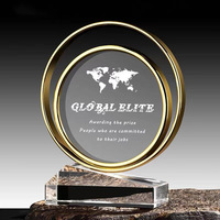 Trophées sportifs personnalisés en verre et cristal gravés au laser, durables, pour événements de cricket, golf, football, musculation, avec logo personnalisé