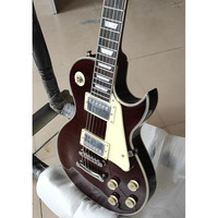 Le pu Dark brown Semi musical instruments Guitar