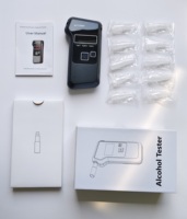 Nuevo alcoholímetro portátil con pantalla digital y celda de combustible, probador de alcohol de fábrica