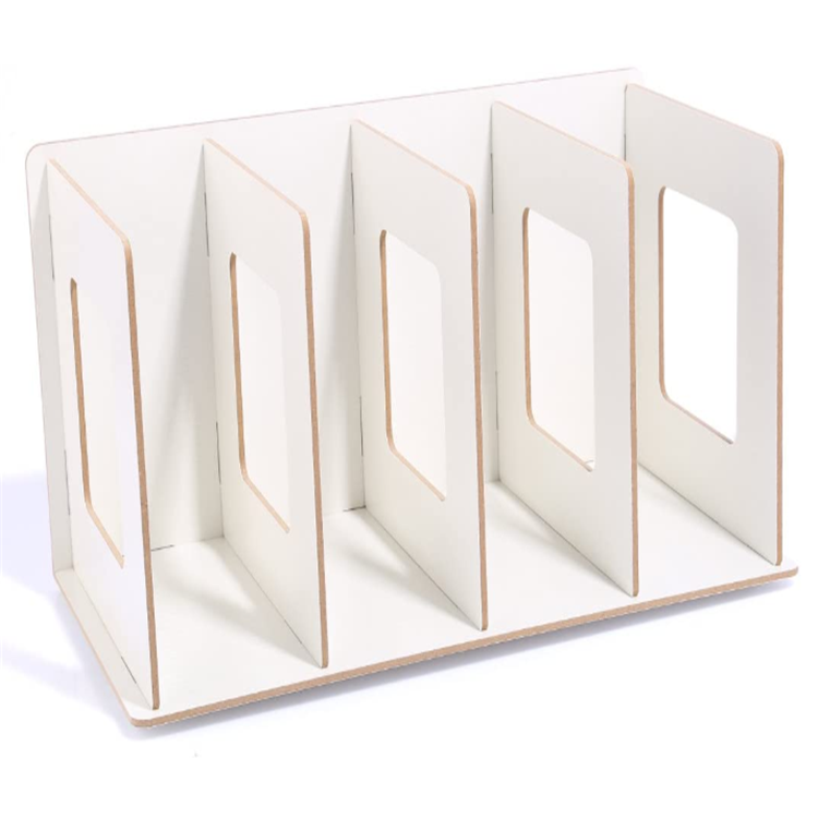 Простая деревянная настольная книжка «сделай сам» для хранения компакт-дисков, сортировочные книжные концы, офисные Переносные полки