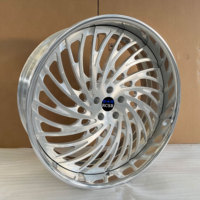 RCSR 5x120 5x114.3 Ruedas de 20 22 24 26 Pulgadas, Llantas de Aleación de Aluminio Forjado de 2 Piezas para Chevrolet Impala Pontiac Oldsmobile