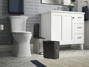 China Factory Indoor Household Garbage <b>Bin</b> Rectangular Pedal Trash <b>Bin</b> Stainless Steel Dustbin - Product Image 4