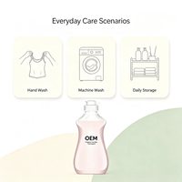 Deterjen Pakaian Dalam Bebas Noda White Label Lembut untuk Kain Delikat