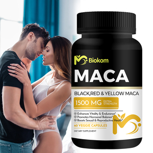 Fabrika Fiyatı 1500mg Organik Erkek <span class=keywords><strong>Maca</strong></span> Enerji Kapsülleri <span class=keywords><strong>Maca</strong></span> Kökü Kapsülleri Toptan Hormonal Denge İçin - Product Image 1