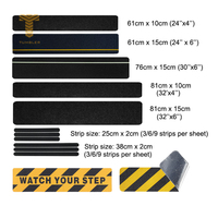 La bande de marche sûre noire imperméable de PVC empêchent glisser la bande antidérapante pour des escaliers