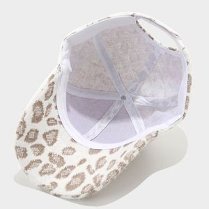 2025 New Arrival Fashion Trendy Women Elegant Leopard Print Baseball Cap Fall Winter Stylish Casual Dress Baseball <b>Hats</b> - Product Image 5