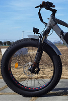 Vente de vélos électriques à bas prix, moteur G062, batterie 48V 15AH, pneus 26 pouces x 4.0, vélo électrique adulte