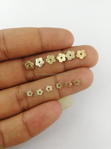 ลูกปัดดอกไม้แฟนซีชุบทองสำหรับเครื่องประดับ - Product Image 4