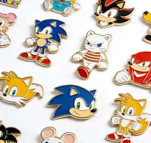 Venta al por Mayor <span class=keywords><strong>de</strong></span> Pins <span class=keywords><strong>de</strong></span> Metal Esmaltados <span class=keywords><strong>de</strong></span> Alta Calidad con el Logotipo <span class=keywords><strong>de</strong></span> <span class=keywords><strong>Sonic</strong></span> the Hedgehog, Personalizados con Personajes <span class=keywords><strong>de</strong></span> Anime, Dibujos Animados, Videojuegos y Películas - Product Image 4