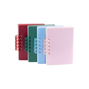 Carnet à feuilles mobiles A7 couleur macaron créative, style doux et féminin haut de gamme, journal uni simple, cadeau - Product Image 5