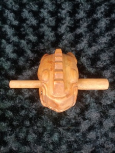 Vente en gros : Grenouille musicale porte-bonheur en bois, artisanat thaïlandais traditionnel, 12 cm, instrument de musique, ornement de fête, cadeau musical - Product Image 5