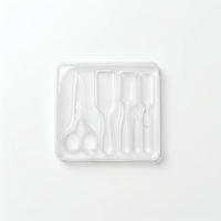Empaque de Blíster Personalizado para Set de Tijeras y Peine de Peluquería, Blíster Transparente de PET con Tarjeta de Papel Impresa