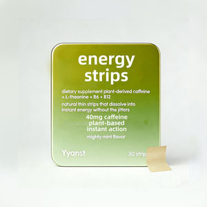 Comprimés oraux énergétiques de haute qualité à base de caféine et de L-théanine, enrichis en vitamines B6 et B12, ingrédients actifs pour le soutien énergétique et anti-fatigue. - Product Image 1