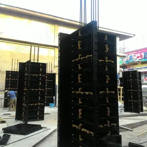 Libo Kunststoff verstellbare quadratische Säulen schalung für Beton verstellbare Kunststoffs äulen säulen schalung künstlerische Kunststoffs chalung