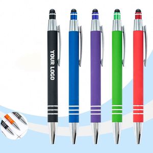 Stylo à bille tactile personnalisable en métal avec logo personnalisé pour promotion d'entreprise et bureau - Product Image 1