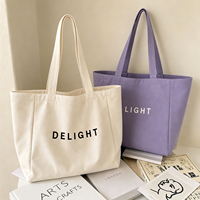 Sac fourre-tout en toile écologique personnalisé avec logo imprimé, grande capacité, réutilisable, couleur unie, en coton biologique, pour le shopping