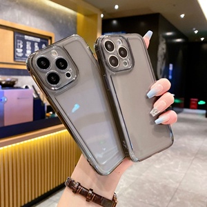 QY Wholesale Téléphone portable de protection de l'espace en TPU transparent haut de gamme-Anti-chute Compatible avec 17 16 14 13 11 Pro Max - Product Image 1