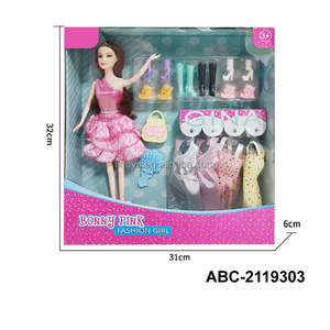 Set di bambole Lucky Toys da 11,5 pollici per <span class=keywords><strong>giochi</strong></span> di moda per bambine, vestiti per bambole giocattolo - Product Image 4