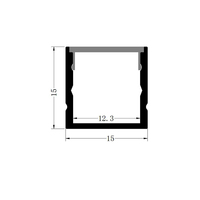 Profilé Led en Aluminium ZL-1515 Offre Spéciale avec profilé LED pour bandes Led en Aluminium