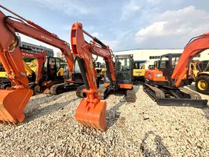 Mini-excavatrice Hitachi Zx50u zx50 de 5 tonnes, d'origine japonaise, d'occasion, excavatrice hydraulique en stock, certifiée CE, moteur Yanmar - Product Image 4