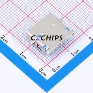 UB31F-U011-HLRG22 USB Connector Through hole Component (THT) Connector USB 3.0 Sink Board - Product Image 2