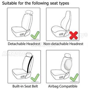 Fundas para Asientos Delanteros de Automóvil de 2 Plazas, con Cinturón de Seguridad Integrado, Protector de Asiento de Tela para Ford F150 2004-2008 - Product Image 2