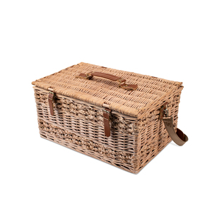 JY Dernier cri en matière d'accessoires de pique-nique, panier de pique-nique de luxe haut de gamme, panier de pique-nique en <span class=keywords><strong>osier</strong></span> de saule - Product Image 3