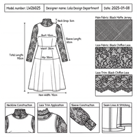 Robe sans manches en laine noire pour femme, style minimaliste, longueur genou, idéale pour le travail et les sorties décontractées, fabrication OEM/ODM